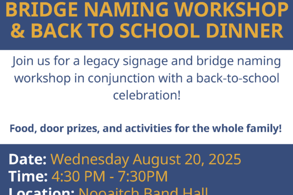 NVPA - Aug 20 Bridge Naming Workshop and Dinner